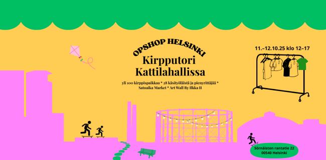OPSHOP Helsinki: Kirpputori Kattilahallissa
