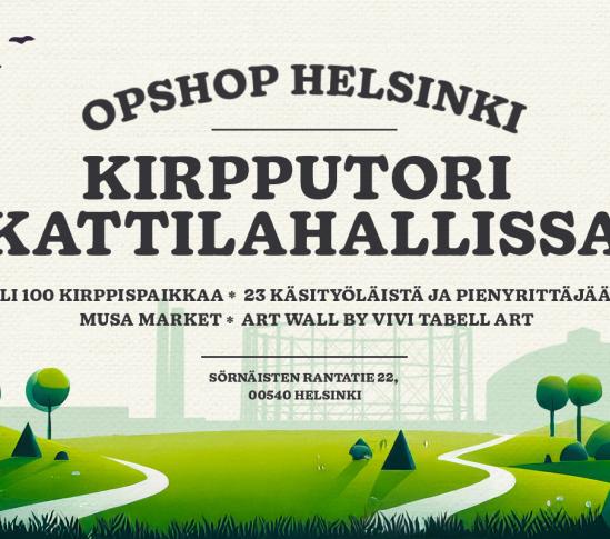 OPSHOP HELSINKI: Kirpputori Kattilahallissa OPSHOP HELSINKI: Kirpputori Kattilahallissa