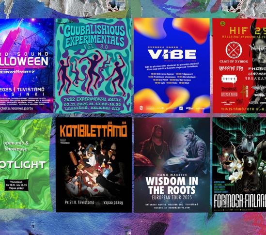 Tapahtumien bannerit