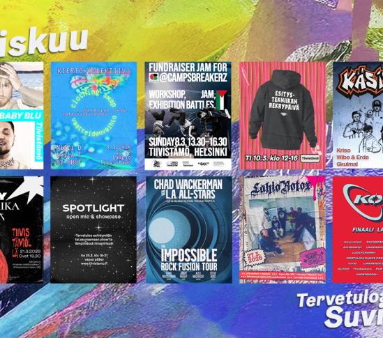 Tiivistämö: maaliskuun tapahtumia