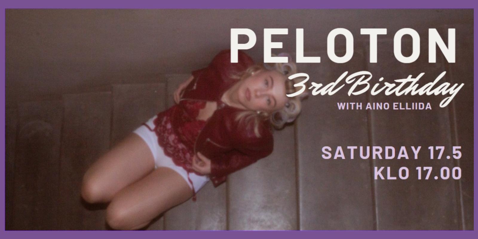 Peloton Cycling Eatery 3rd Birthday w/ Aino Elliida
