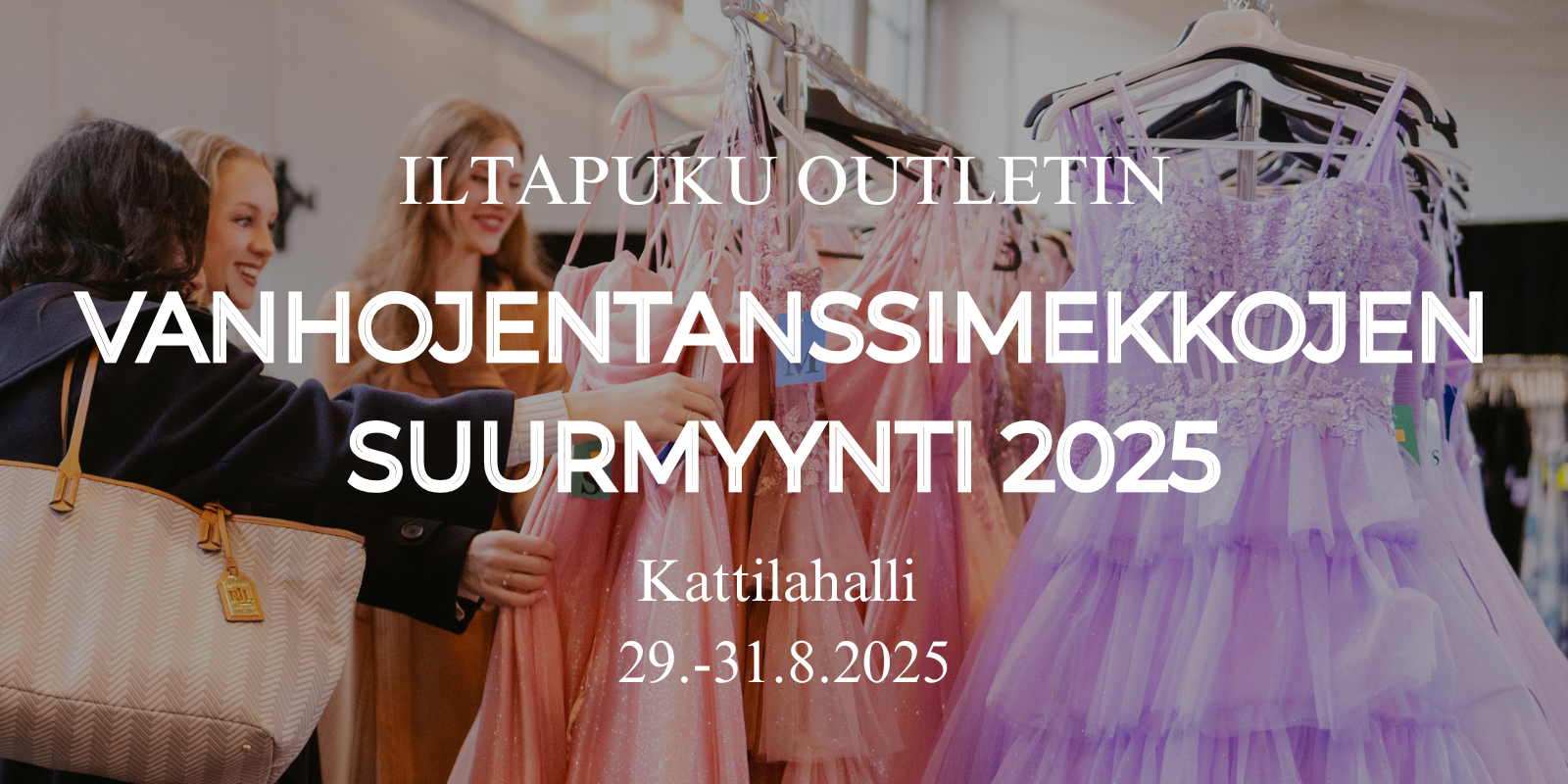Vanhojentanssimekkojen suurmyynti 2025 banner