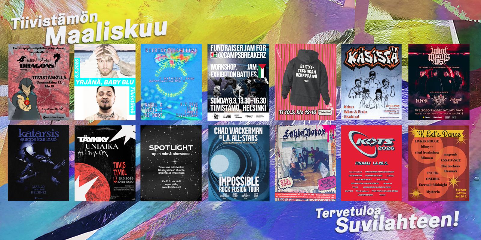 Tiivistämö: maaliskuun tapahtumia