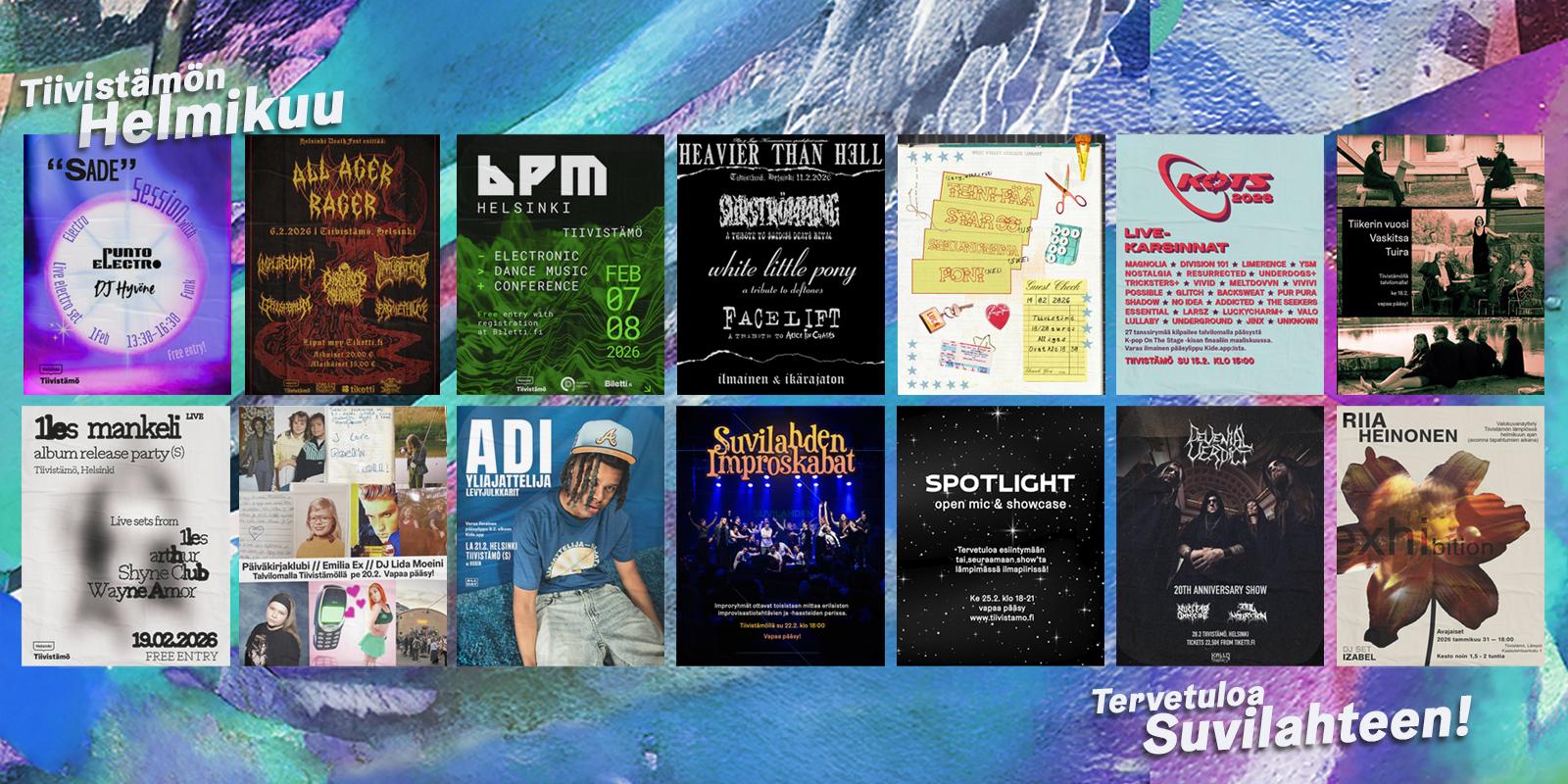 Tiivistämö: Helmikuun tapahtumia