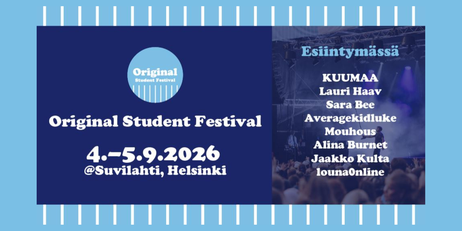 Original Student Festival 2026